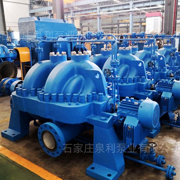 Supercharged horizontal volute double suction pump 12SH-6 large flow and high head centrifugal double suction split pump