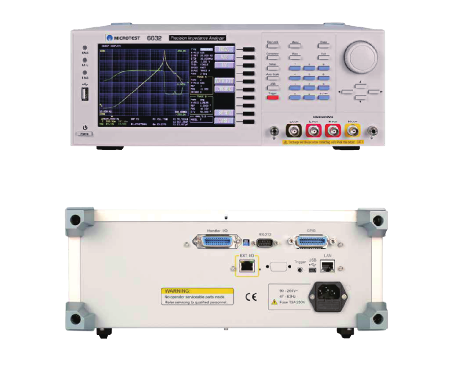 Semelian and precision Impedance analyzer 6632 high-frequency LCR element ammeter