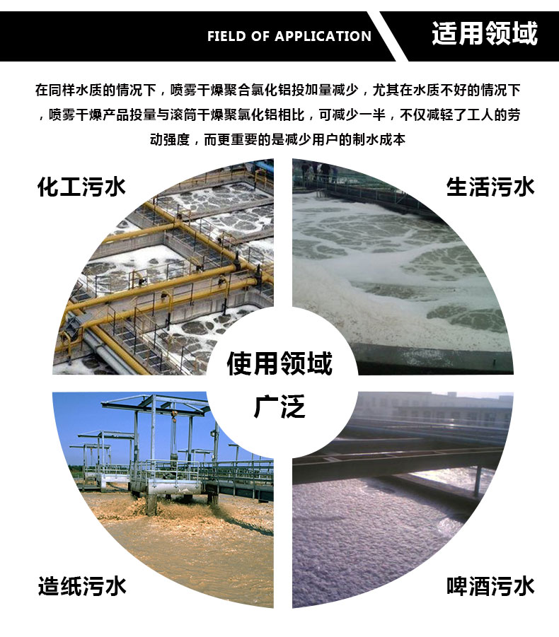 Aluminium chlorohydrate PAC industrial sewage treatment High efficiency treatment of flocculant clarifier for purifying aquaculture sewage in swimming pool