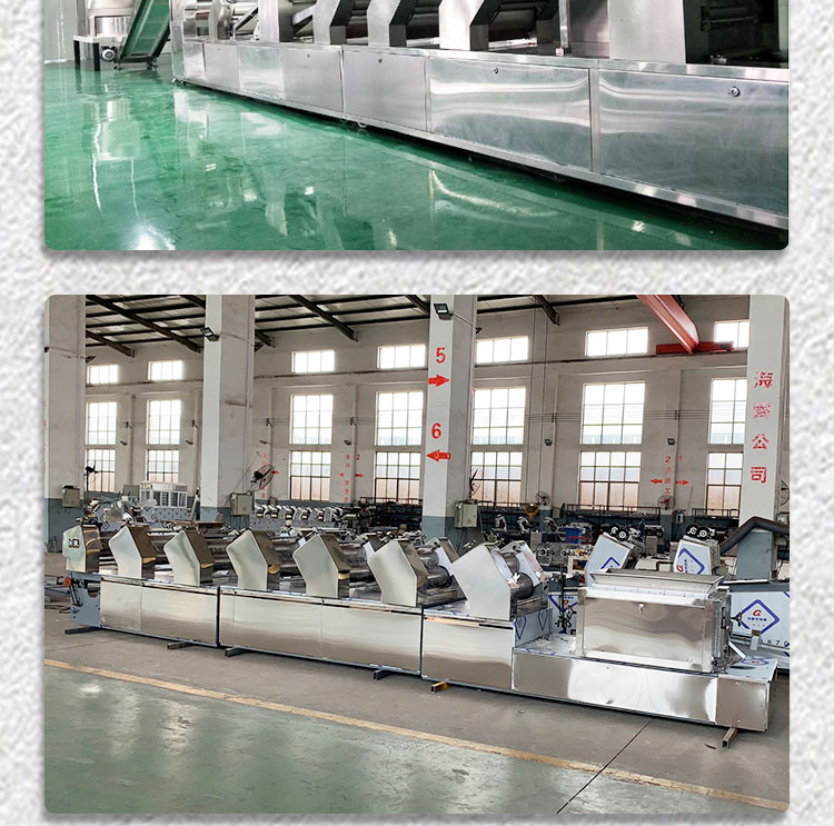 Haikuo fully automatic noodle machine, large noodle press, hanging noodle factory, complete set of production equipment