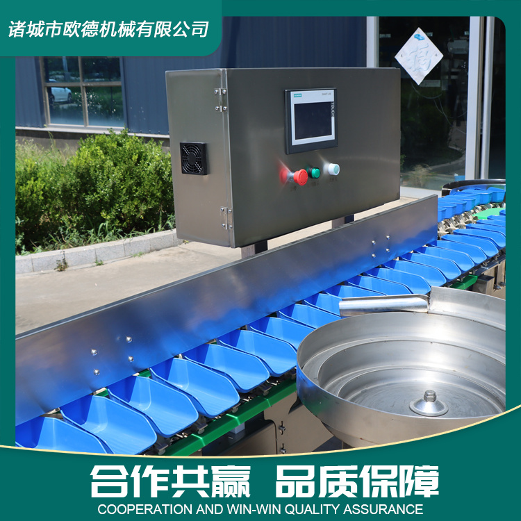 Squid slice material box sorting machine, oyster and oyster weighing machine, multi-stage sea cucumber and crayfish sorting machine