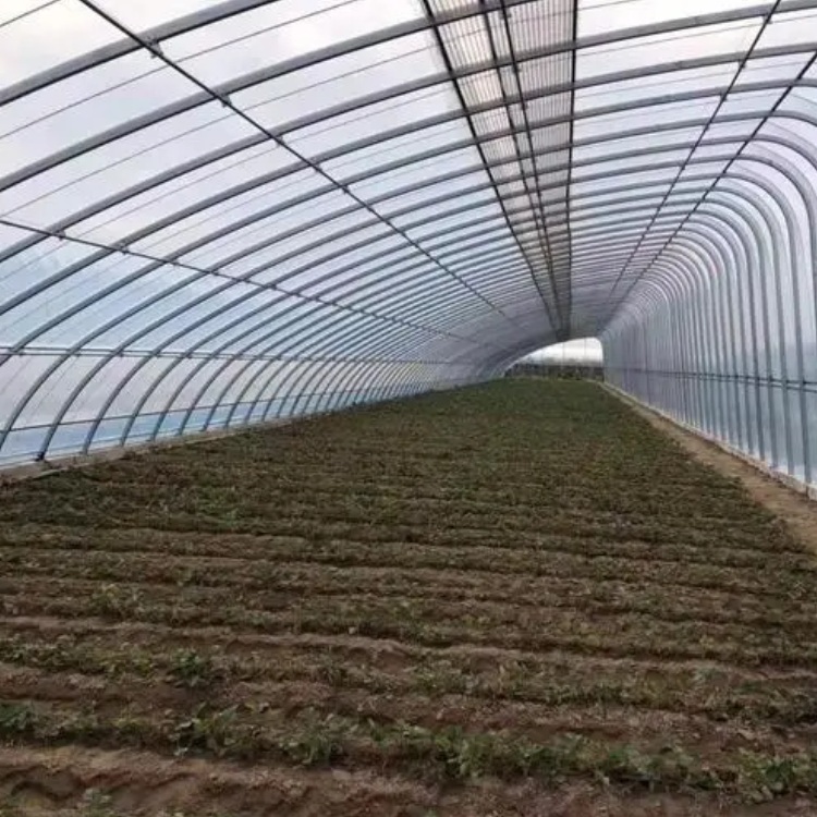 Greenhouse greenhouse installation, plastic greenhouse construction, hot-dip galvanized material with good corrosion resistance