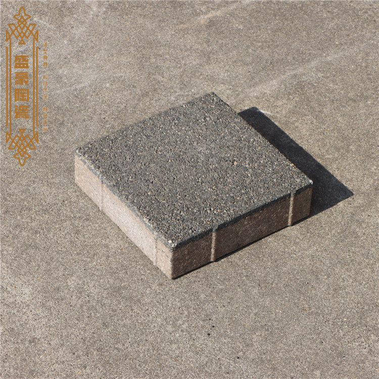 Ceramic permeable bricks, colored road tiles with strong decorative properties, can be customized for corrosion resistance according to needs