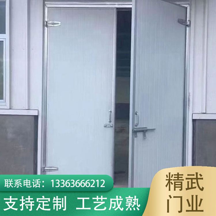 Workshop electric swing door, swing industrial door, electric industrial sliding door, polyurethane insulation