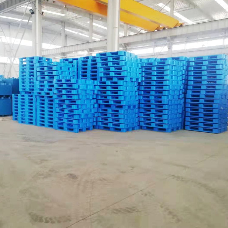 1210 flat nine legged plastic pallet forklift logistics moisture-proof pad warehouse turnover pallet