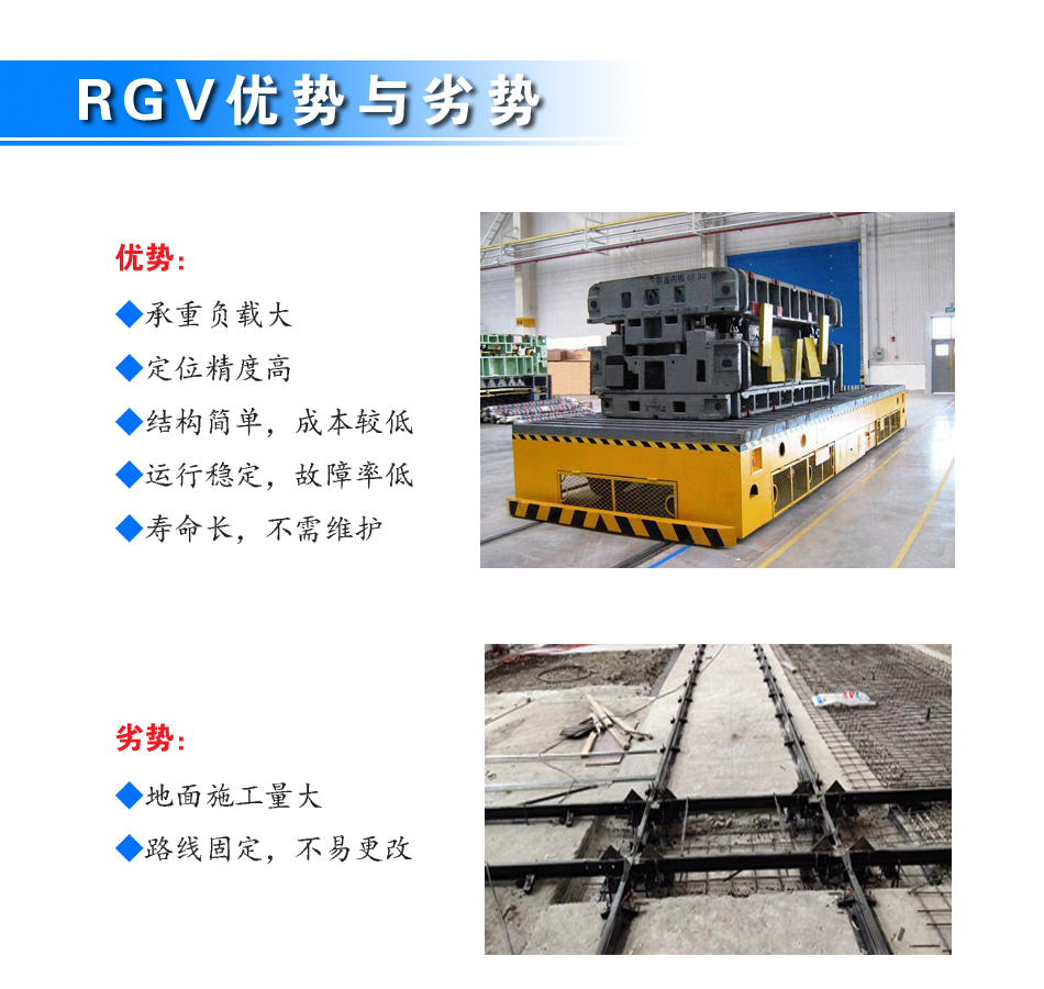 Industrial transportation automation RGV rail car conveyor line pallet material transportation intelligent RGV shuttle car