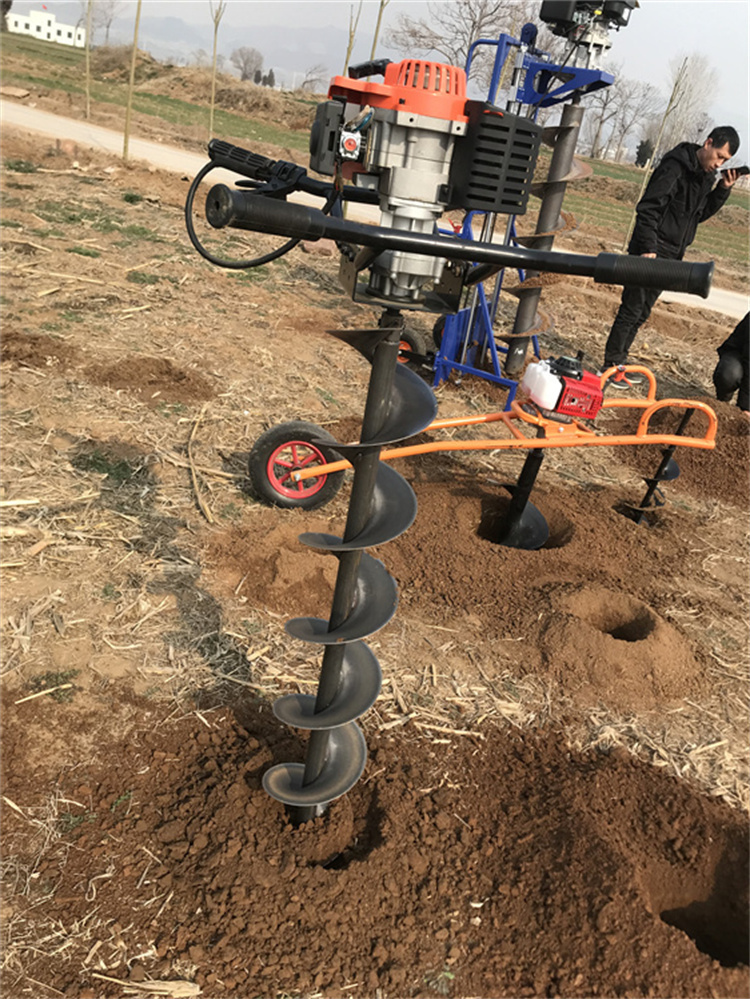 Pile excavation and cleaning machine, construction engineering pile cleaning tool, hand held pile core drilling machine, fast mud removal