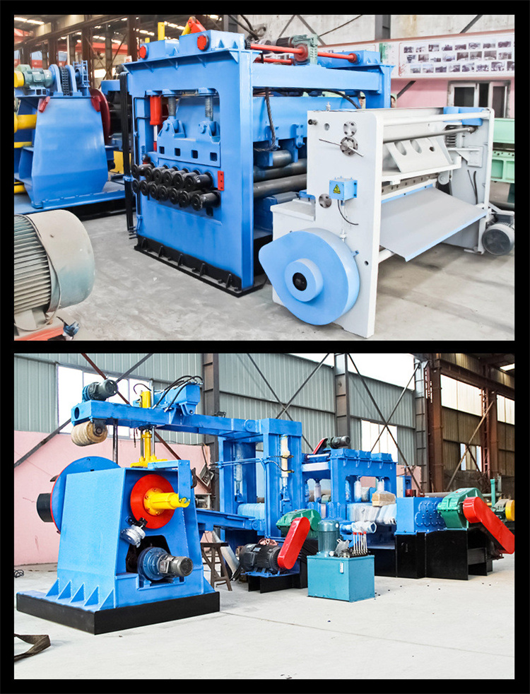 twenty × 2000 leveling machine, leveling line, uncoiling, leveling, shearing production line, Huantai Tianfeng Machinery