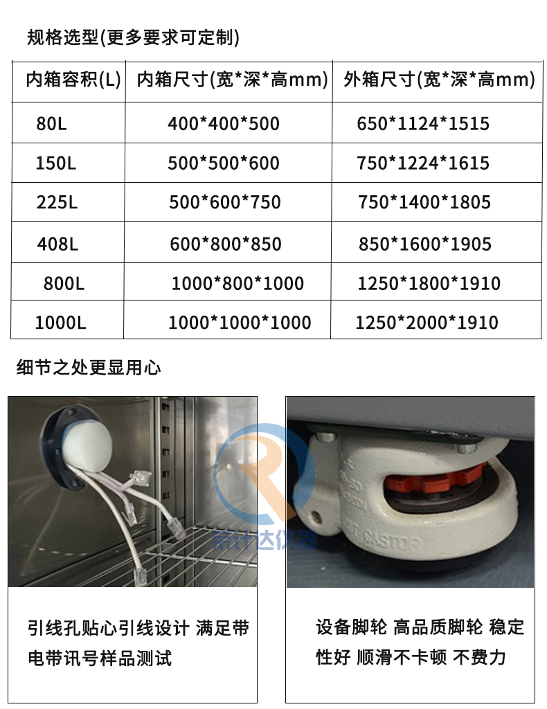 Rongjida Instrument High, Low Temperature, Humidity Alternating Test Box PCT High Voltage Accelerated Aging Test Box