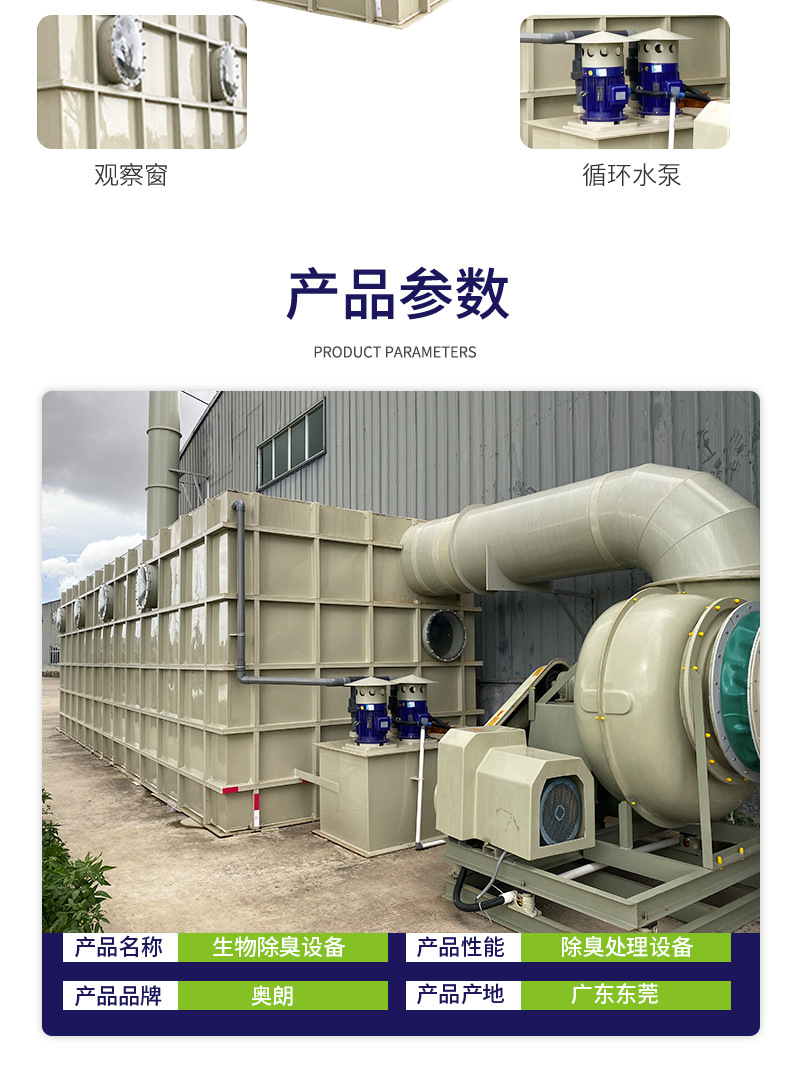 Microbial deodorization box, biological filter, environmental protection equipment material, PP flame-retardant material