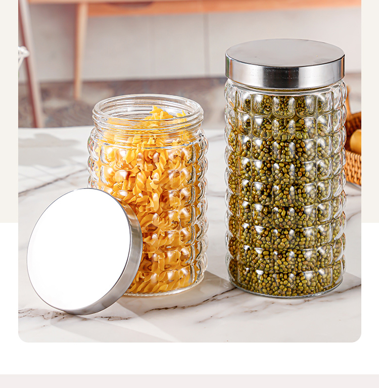 Glass sealed cans, moisture-proof and leak proof honey bottles, grain and miscellaneous grain storage boxes, tea storage tanks, wholesale by manufacturers