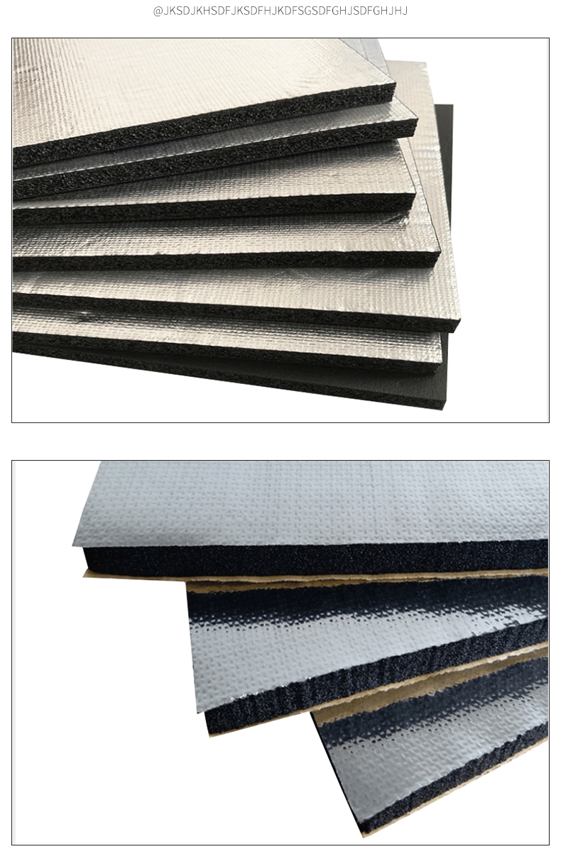 Huihong new material xpe foam laminating aluminum foil thermal insulation material backing polyethylene foaming pe foam plate