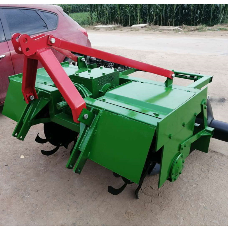 Ruichen Agricultural Greenhouse Strawberry Ridge Raising Machine, Five March Small Four Wheel Matching Equipment, Trenching and Ridge Raising Machine