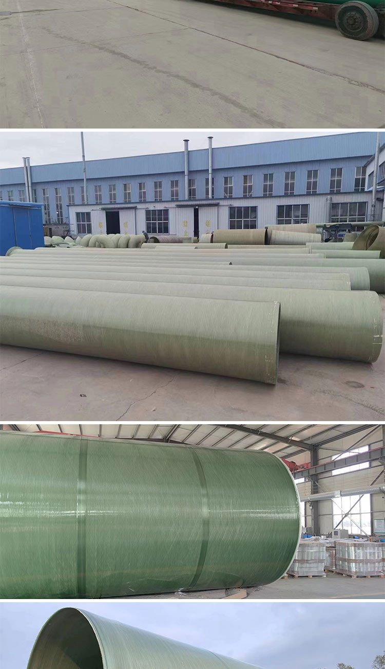 Jukai fiberglass wrapped ventilation pipe, municipal large-diameter drainage pipeline, chemical deodorization pipeline, cable threading