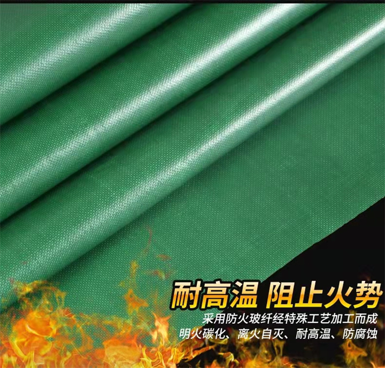 Three prevention cloth Yican supplies flame-retardant cloth, glass fiber silicone cloth, for smoke blocking and hanging walls