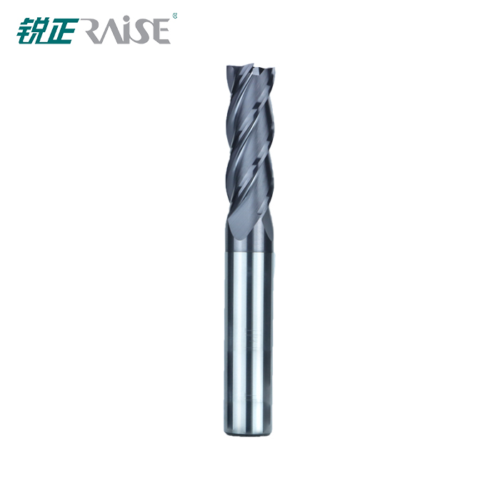 High cost performance 55 tungsten steel flat milling cutter for machining low alloy steel four edge CNC cutting tools below 40HRC