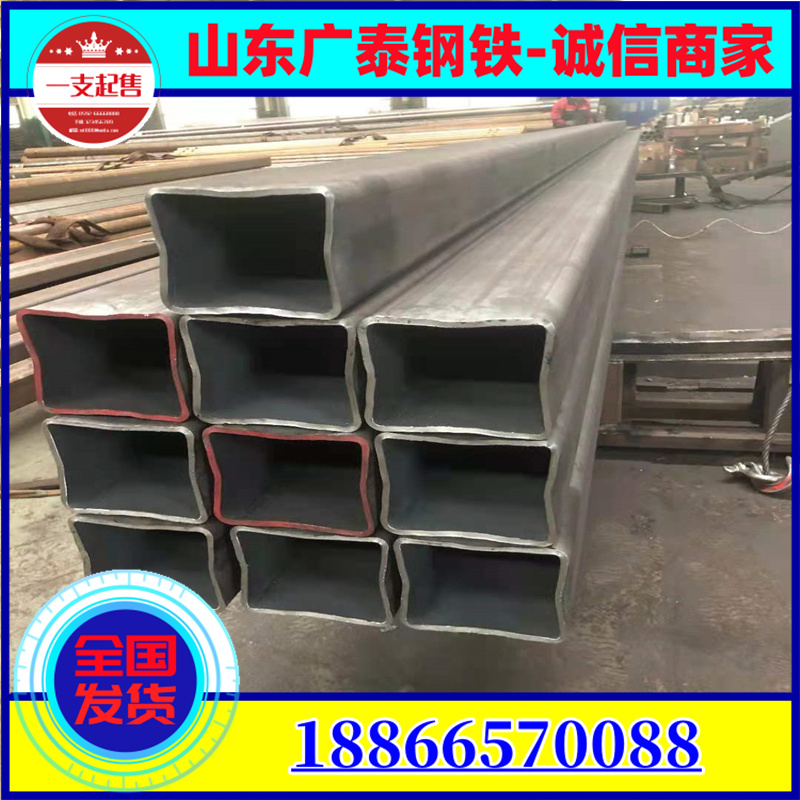 Customized manufacturer of Q355D non-standard seamless square rectangular pipe, large diameter thick walled square steel pipe, 100 * 100 square pipe