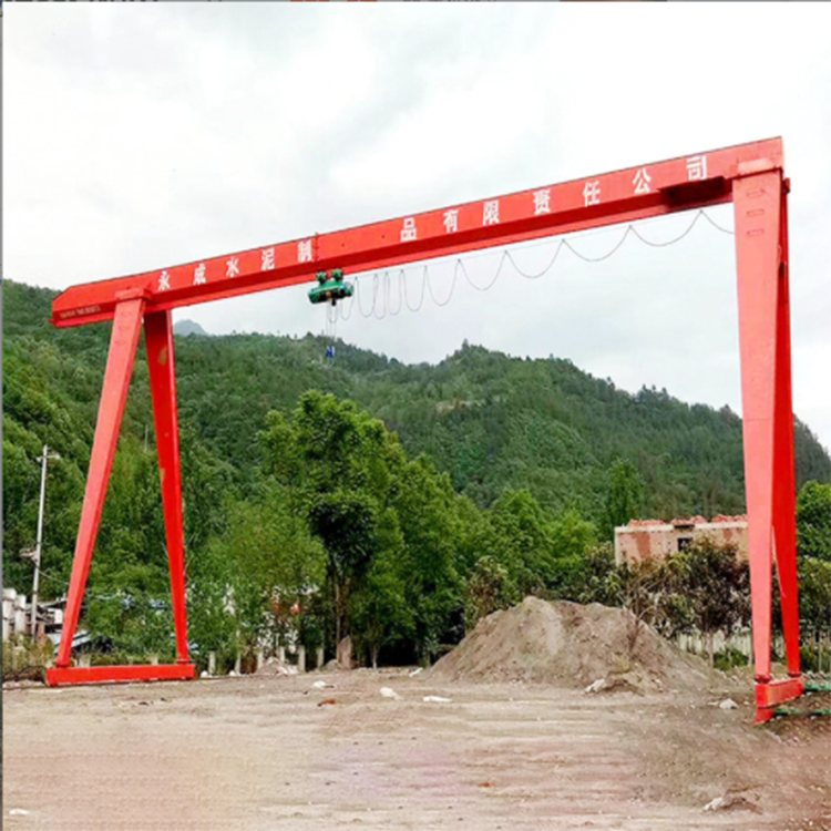 20T Gantry crane for workshop yard, industrial and mining docks operates stably