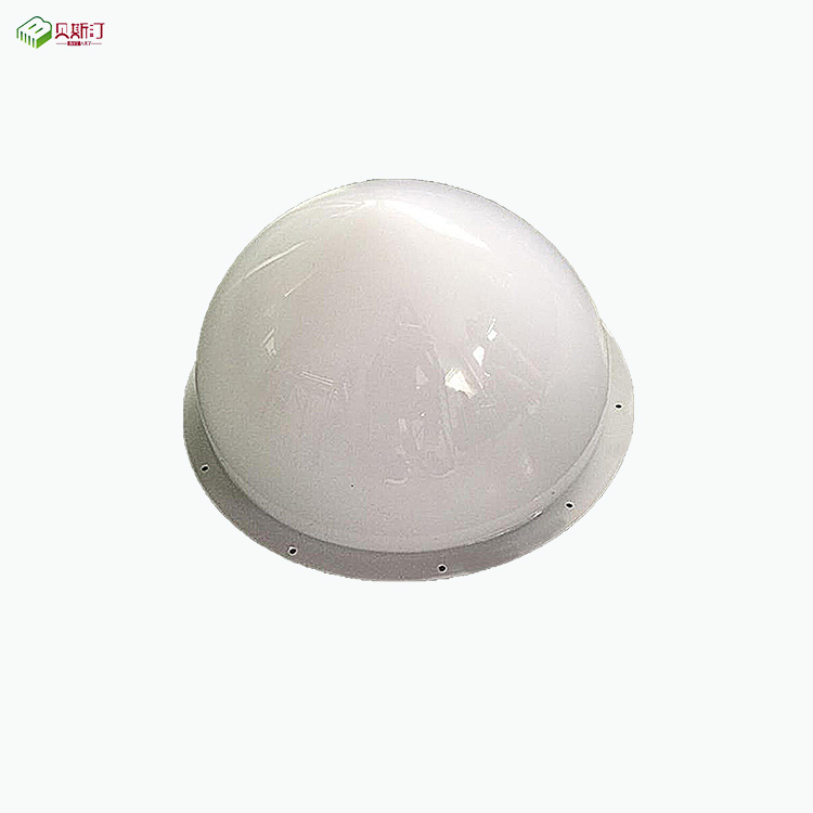 Milk white acrylic cover shell thick sheet blister processing lampshade thick plate blister circular lampbox shell blister forming