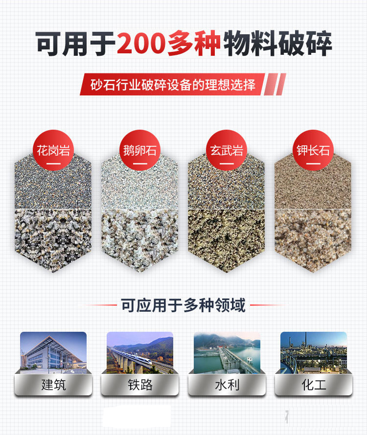 The manufacturer of jaw crusher produces 500 tons of crushing production line PE model crusher