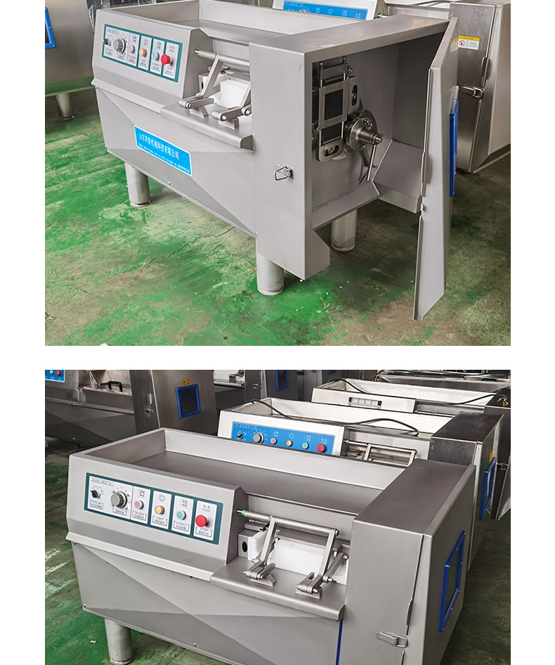 3D cutting machine, stainless steel fully automatic cutting equipment, commercial beef cutting and granulation equipment