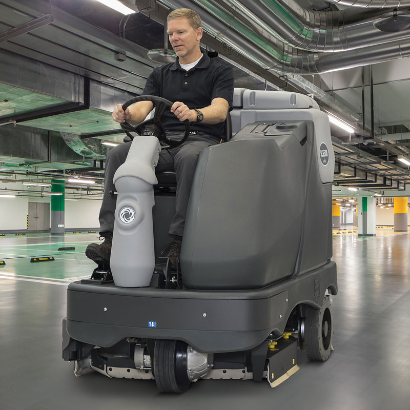 Danish Nilfisk Liqi Floor Scrubber SC6500 1300D Large Driving Floor Scrubber Commercial