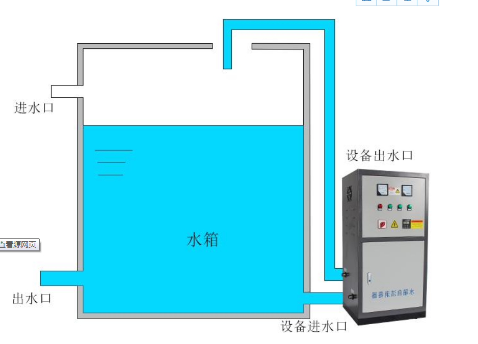 External water tank self-cleaning sterilizer XLSCII10HB secondary water supply box disinfection and sterilization equipment