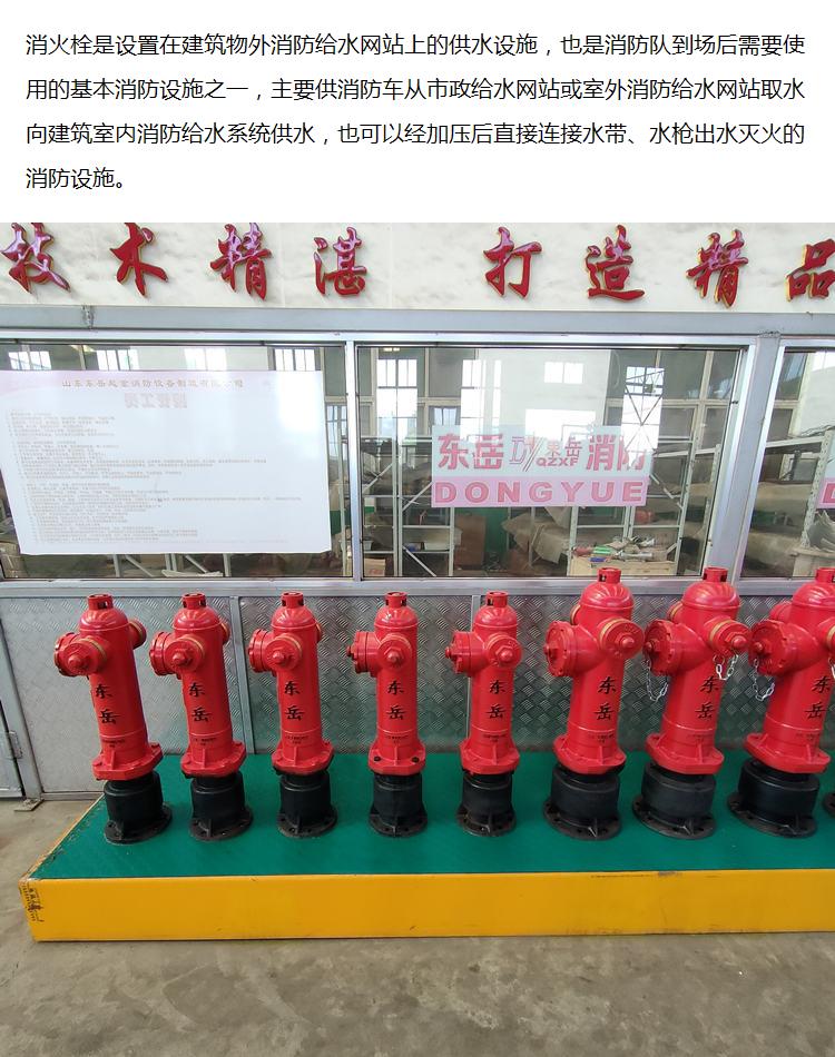 SSFT150/65-1.6 above ground fire hydrant, outdoor fire hydrant, anti freezing and anti-collision pressure regulating hydrant, height customizable