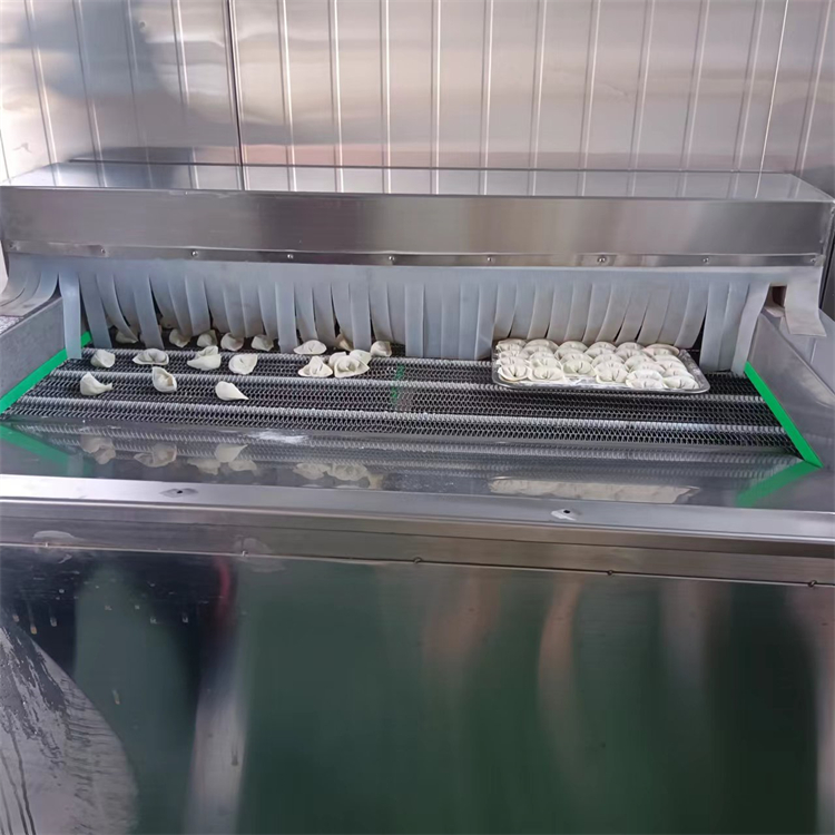 Multifunctional instant noodle freezer, seafood quick freezing tunnel assembly line, pig, beef, and mutton freezing and quick freezing equipment