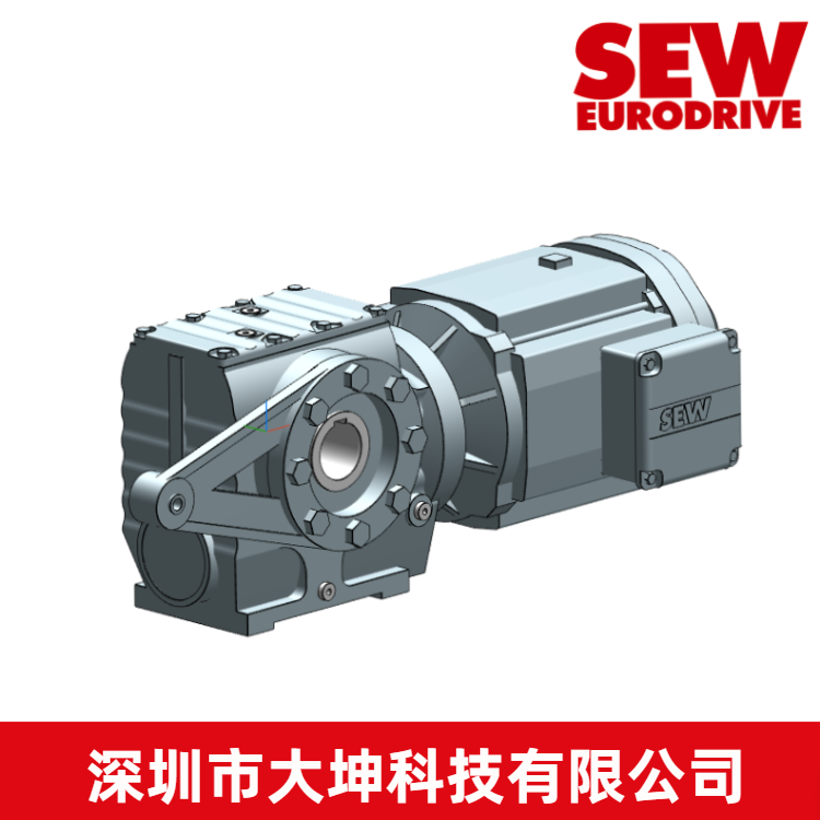 SA47DRN80MK4 Horizontal Installation of Saiwei Reducer Worm Gear and Motor