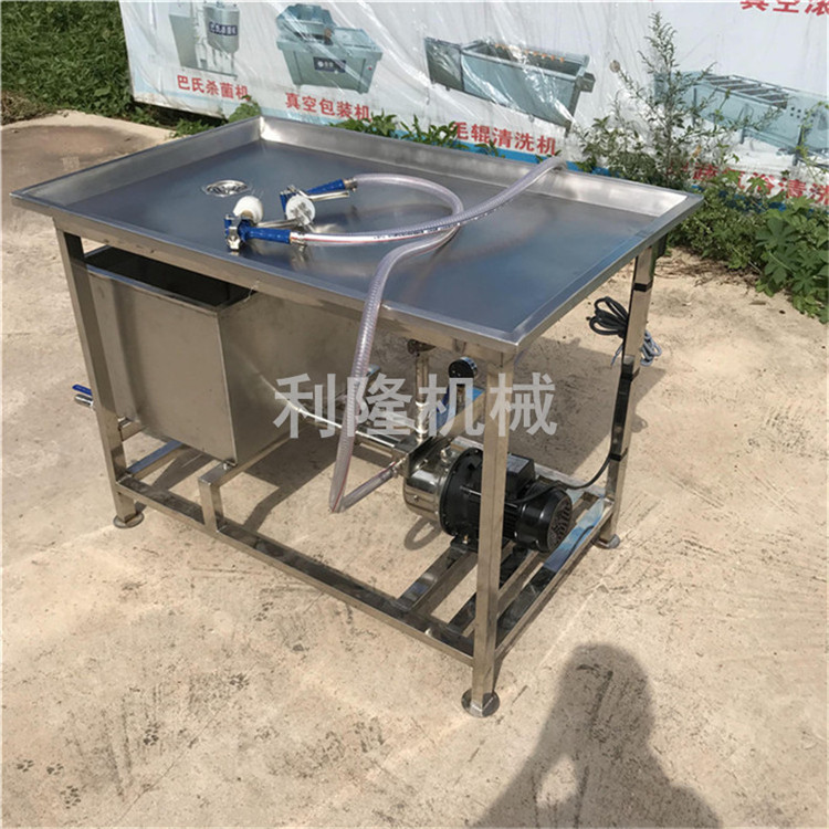 Lilong Manual Salt Water Injection Stainless Steel Pork Salt Water Injection Equipment Platform Salt Water Machine