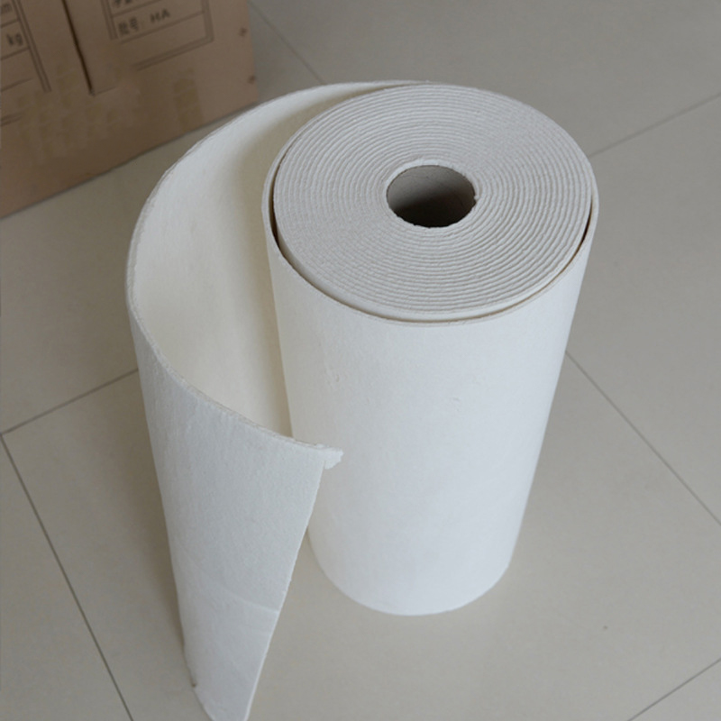 Ceramic fiber paper interlayer sealing, heat insulation, flame retardancy, heat insulation, high-temperature resistance, and fireproof gasket, cotton kiln support customization