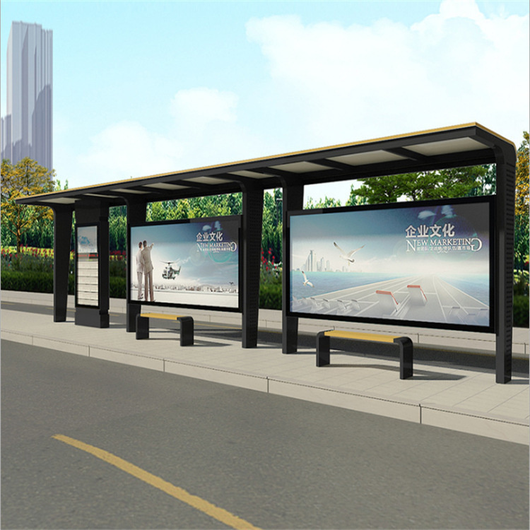 Customized and free design of urban smart bus shelters, road bus waiting platforms, and nationwide ordering