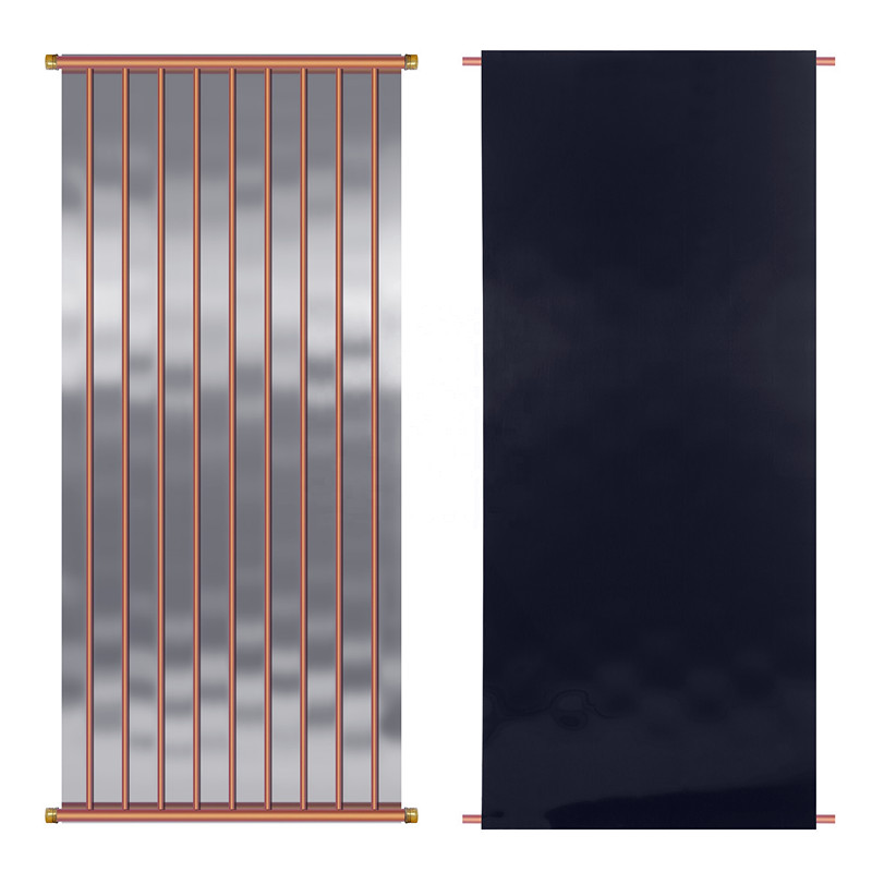 Solar water heater, air source heat pump, flat plate collector production, high-efficiency blue film, low tempered glass