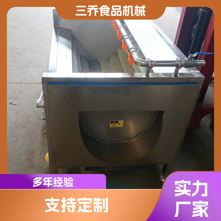 Roller cleaning machine, root and stem fruit and vegetable cleaning and peeling integrated machine, sweet potato and potato brush cleaning equipment