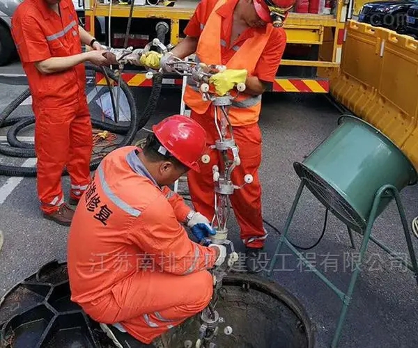 Suzhou Wujiang District Fenhu Rainwater Pipeline Dredging Sewage Pipeline Cleaning Silt Pipeline Inspection and Transformation