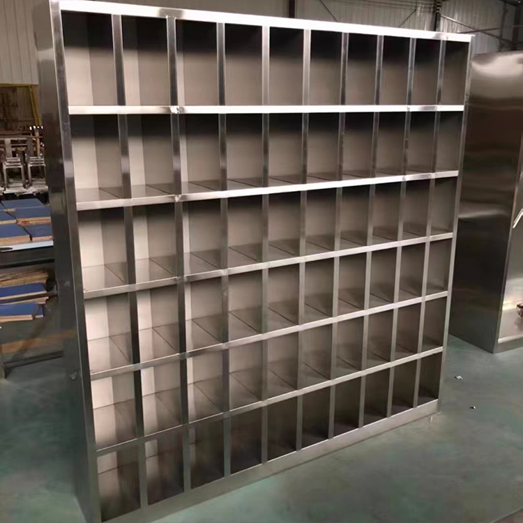 Stainless steel shoe cabinet, changing cabinet, easy to clean, not easy to damage, fireproof, crack proof, and dust-free clean cabinet customization