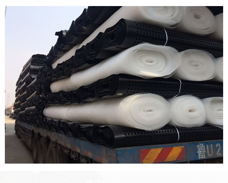 HDPE roof greening, water storage and drainage board, basement roof drainage, plastic drainage board, underground garage roof