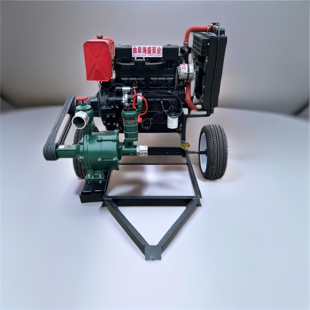 Self priming diesel engine water pump truck mobile water pump unit for flood prevention, drainage, and drought resistance