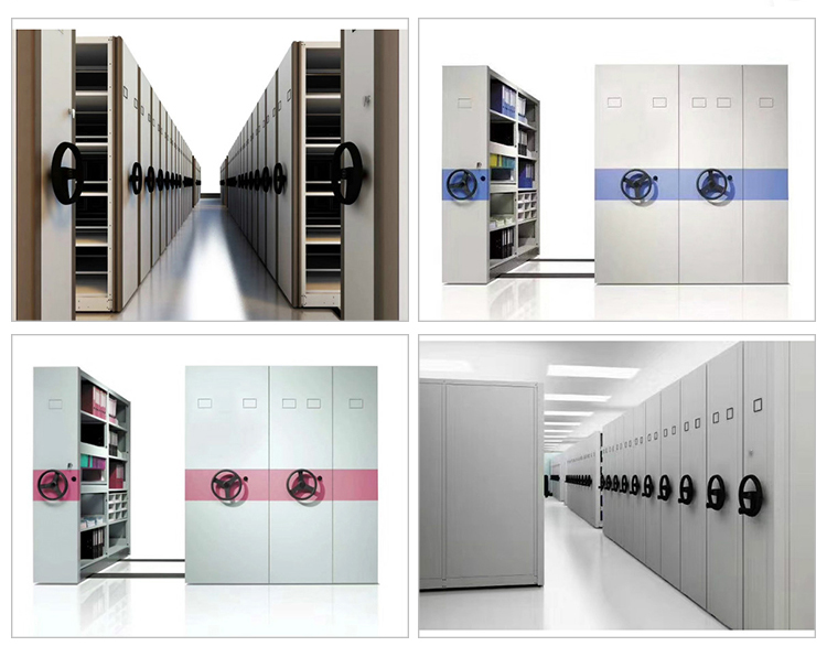 Customization of manual file density cabinets, steel file racks, data cabinets, vouchers, and file cabinets near Minsheng