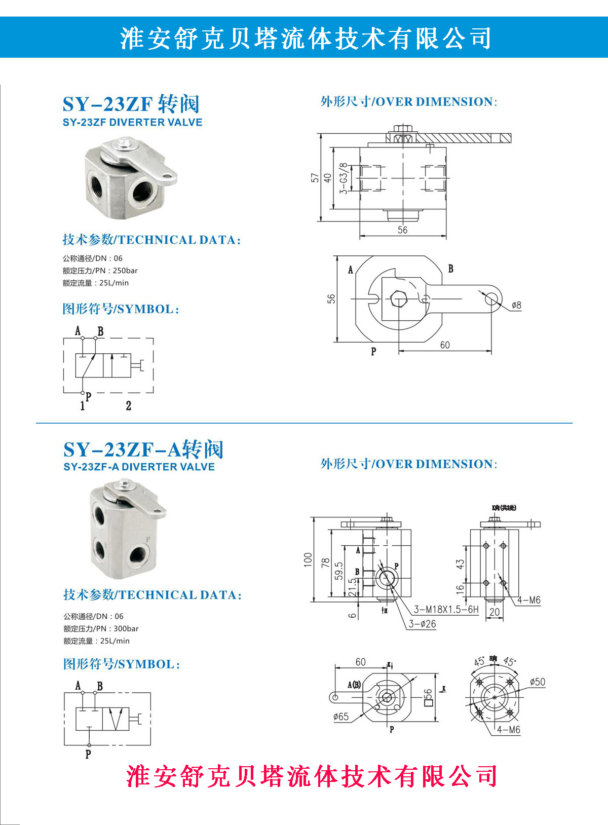 Shuke Beta Fluid Technology Excavator Rotary Valve DF6VIE-G1/2 Series