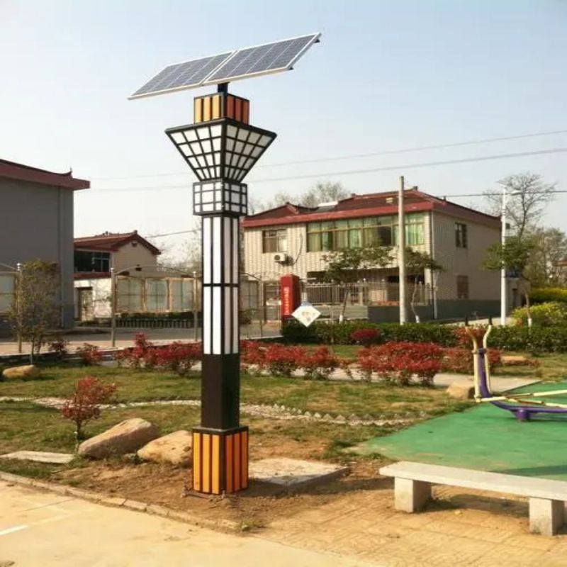 Solar light community, park, characteristic landscape light, villa, courtyard, lighting fixtures, LED street lights