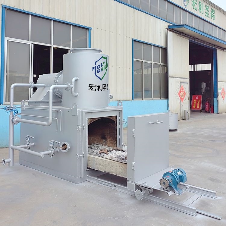 宏利圣得焚烧炉推拉床宠物焚化炉源头工厂30-50公斤/小时
