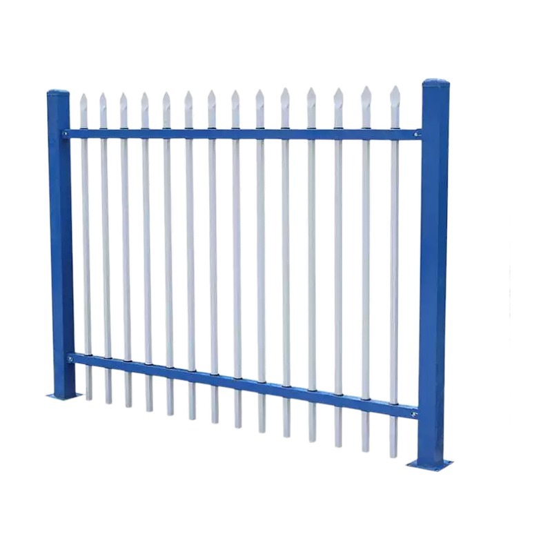 Hengding 1.8 * 3 meter blue and white anti climbing community school zinc steel fence fence