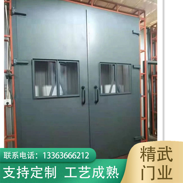 Customizable workshop door, warehouse swing door, fire passage door, steel structure factory door