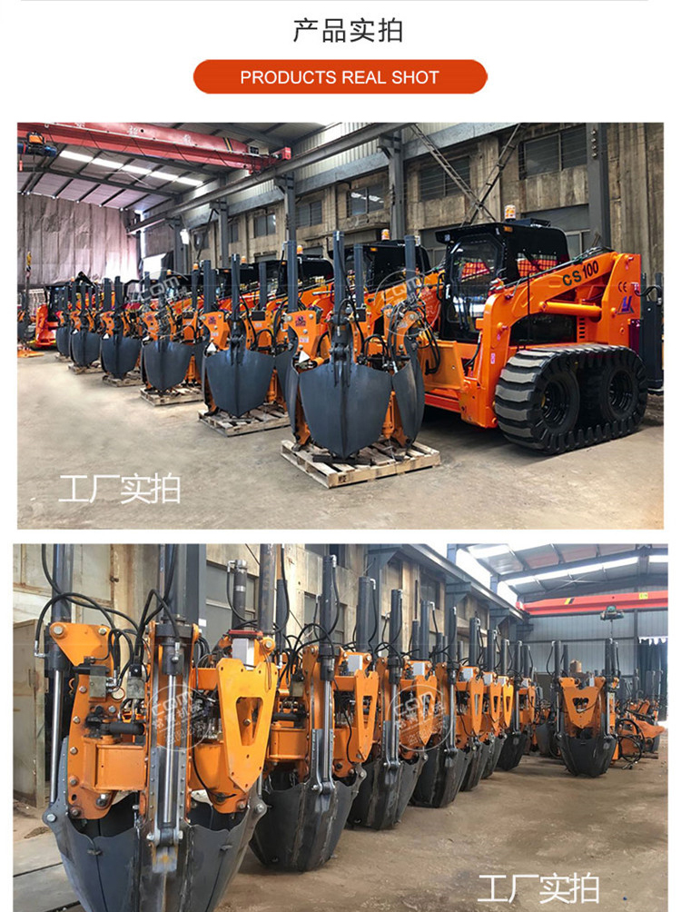 Low failure rate of transplanting and tree digging machines for landscaping planting, long working hours