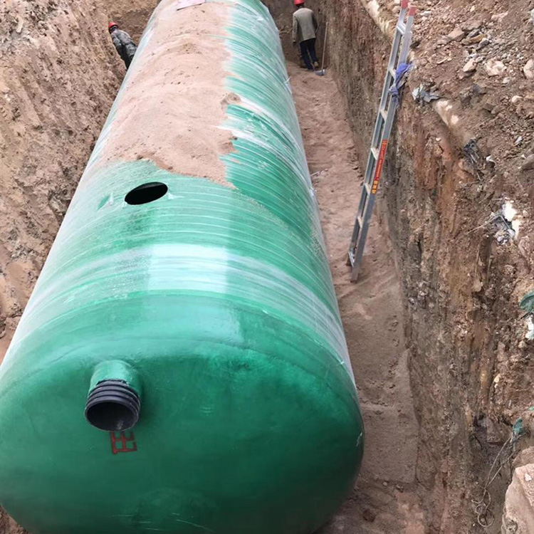 Supply of FRP wound Septic tank, finished product oil separator, 100 m3 FRP sedimentation tank