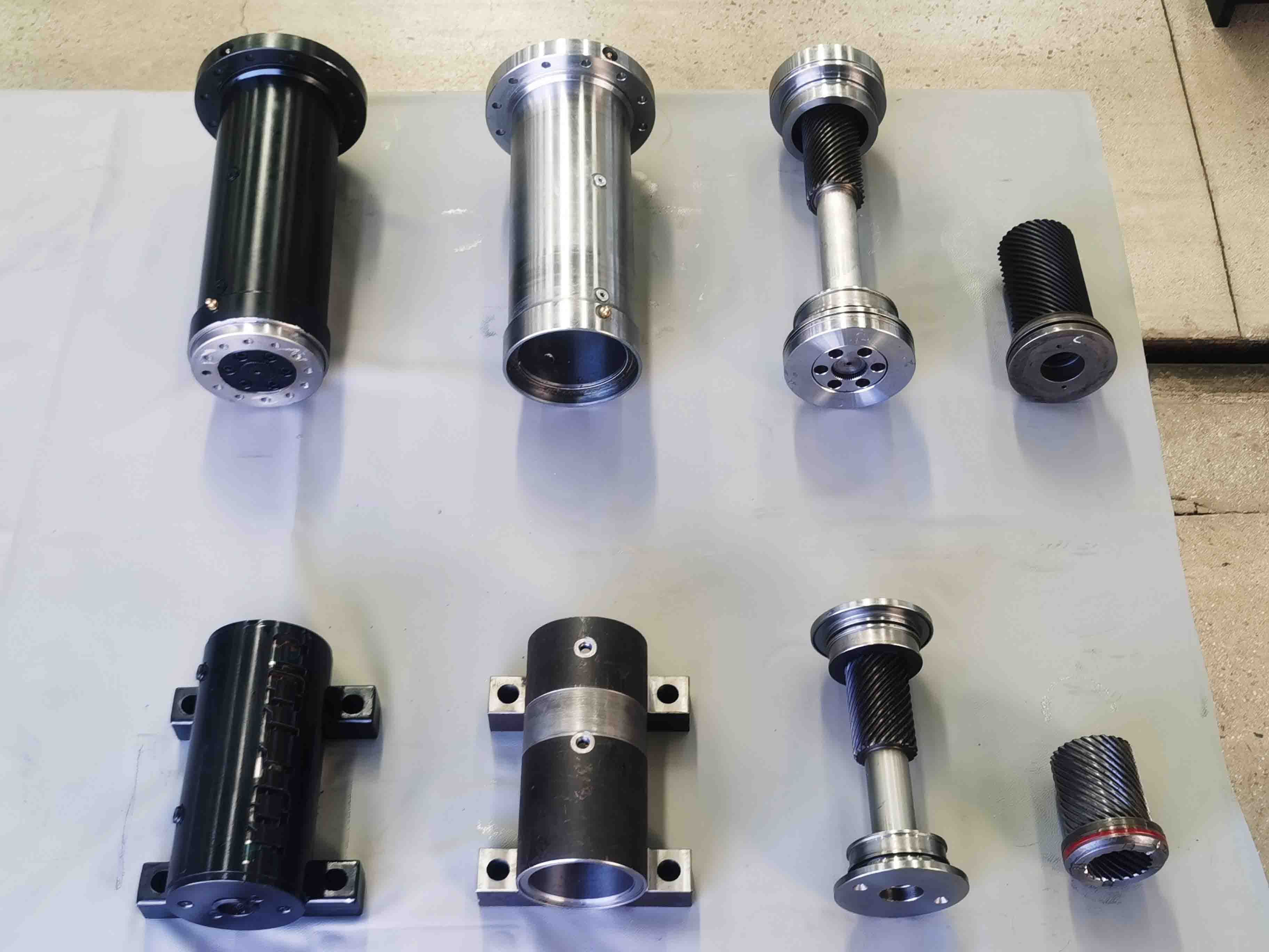 Tuote spiral swing oil cylinder high torque hydraulic rotary actuator F40 series flange connection flange output