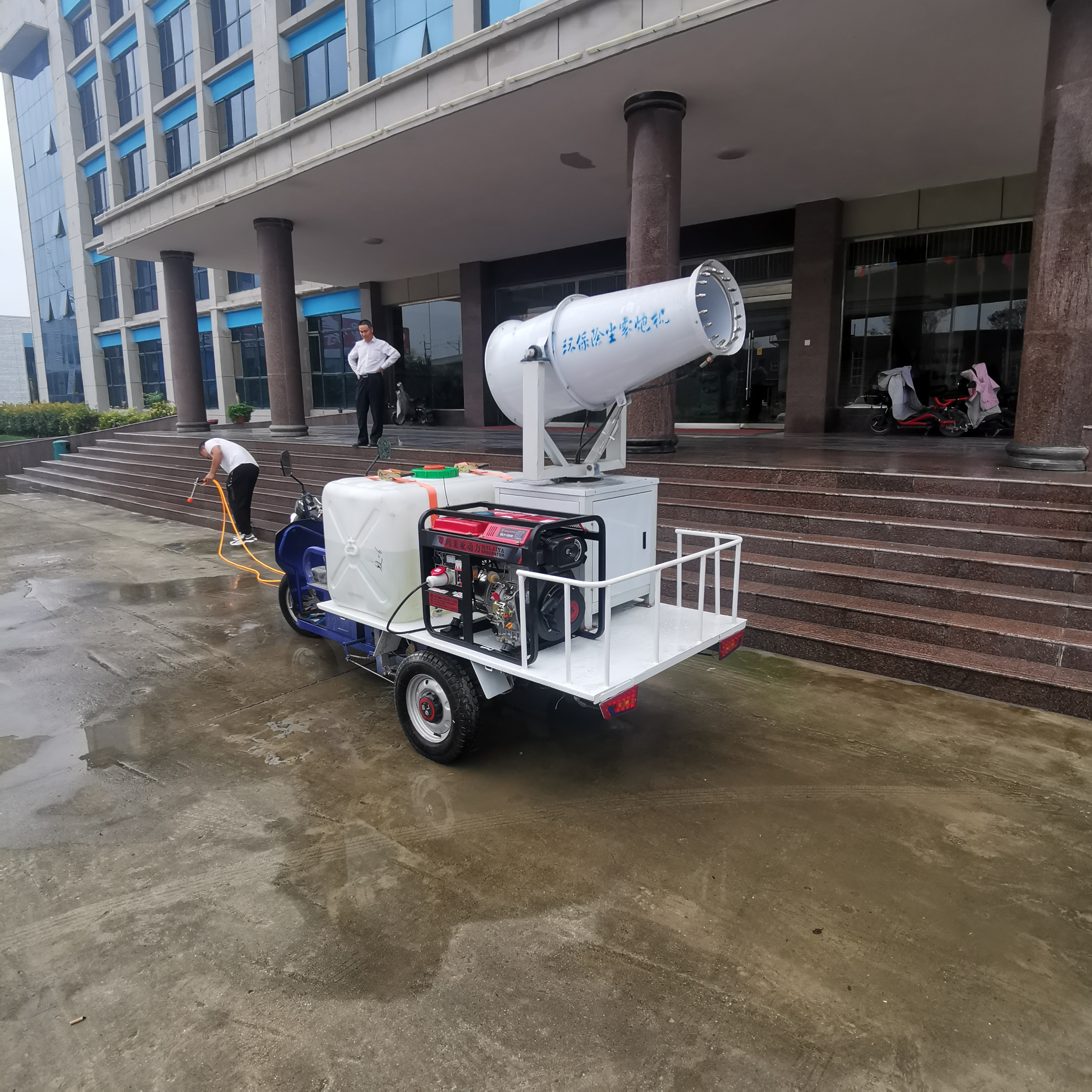 Zeyu Electric Sprinkler, Fog Gun Truck, Non polluting Construction Site, Dedicated for Sprinkling Water and Dust Reduction