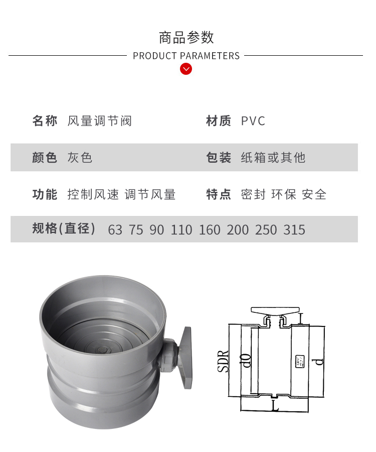 PVC corrosion-resistant material manual switch type air volume control valve sealing valve used in Wuyue Environmental Protection Laboratory